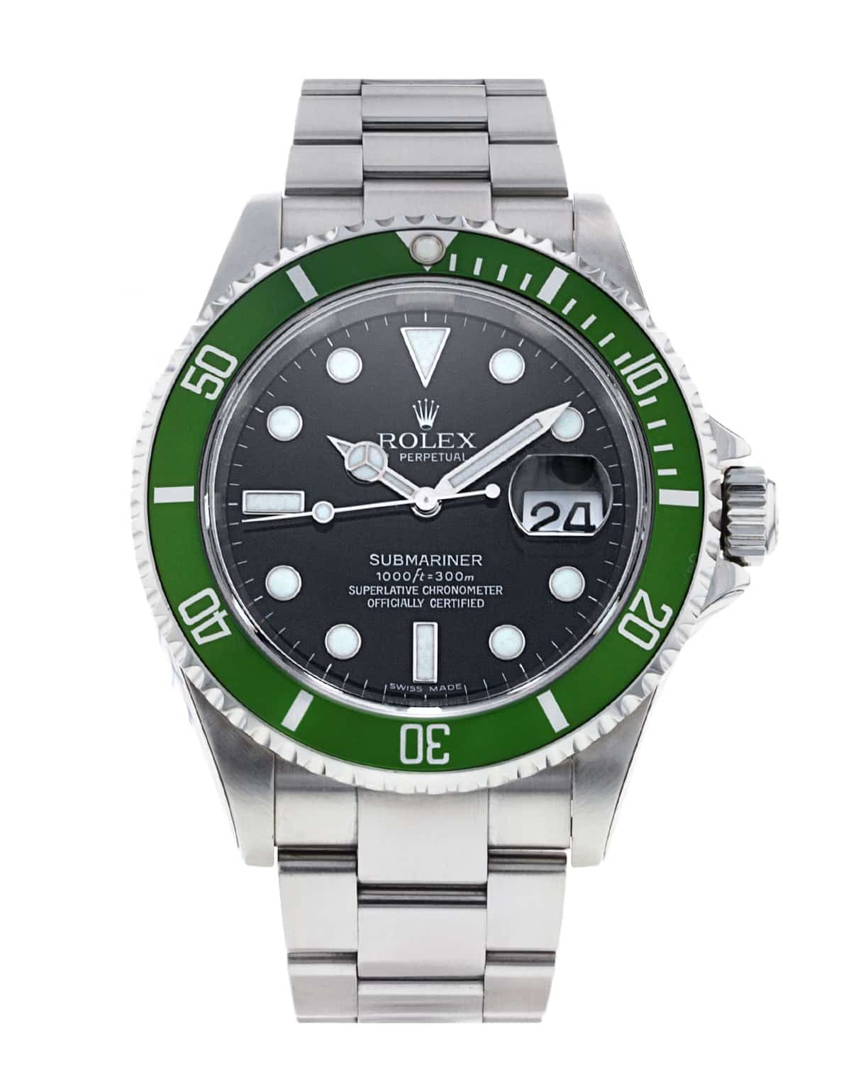 Rolex Submariner 16610 LV Flat Four